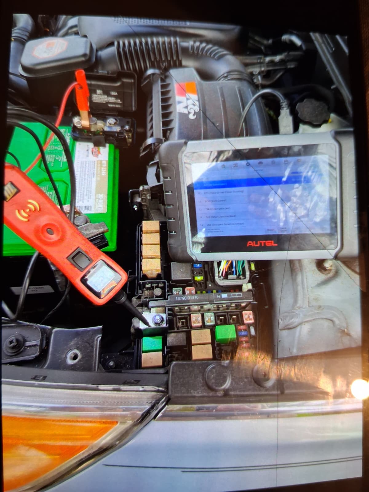 Autel professional scanner reading modules